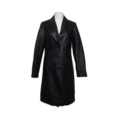 Leren jas (Zwart) van JCC Collection Leer, Polyester