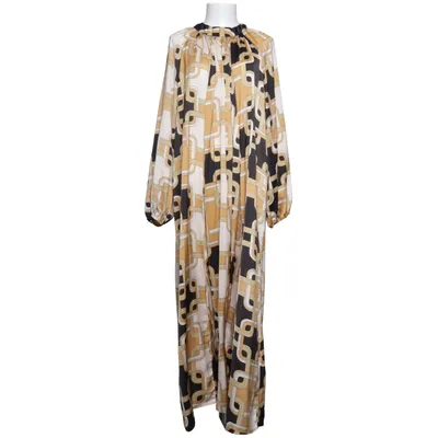 Långklänning (Svart, Beige, Flerfärgad) från Richard Allan x H&M Polyester