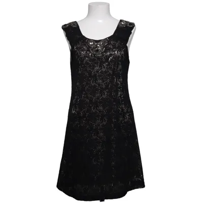 Dress (Black, Beige) from Uttam London Elastane, Polyester