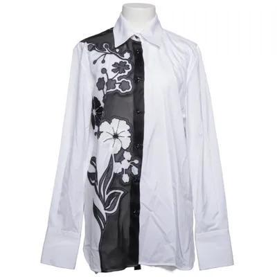 Shirt (Wit, Zwart) van Ermanno Scervino Katoen, Polyester