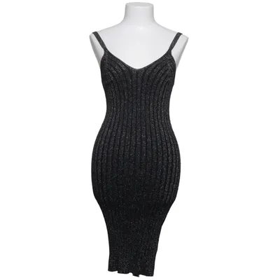 Maxi jurk (Zwart, Zilver) van Vinceotto Polyester, Viscose