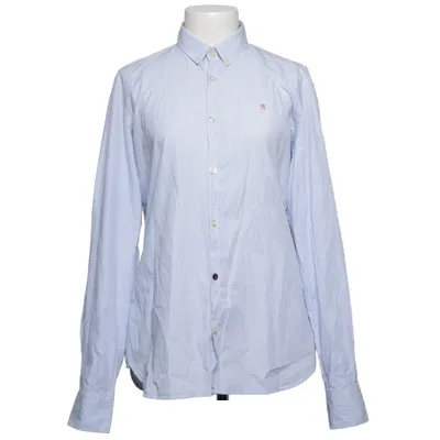 Shirt (Blue, White) from Jaggy Cotton