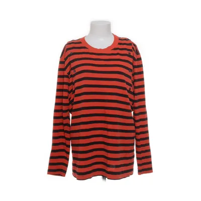 Lange mouwen shirt (Oranje, Meerkleurig) van H&M Studio Katoen, Linnen