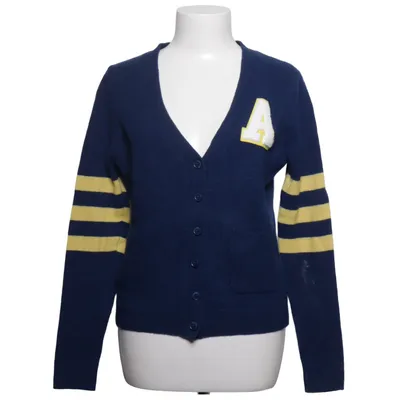 Strickjacke (Blau, Gelb) von Arabella & Addison Wolle