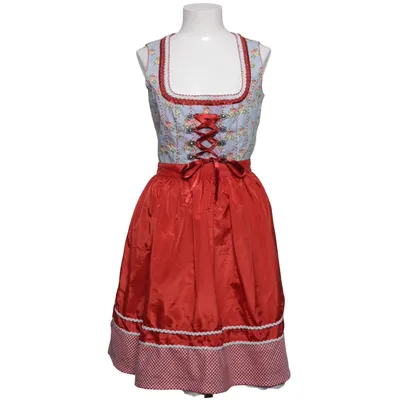 Dirndl (Red, Blue, Multicolored) from Alphorn Cotton, Polyester