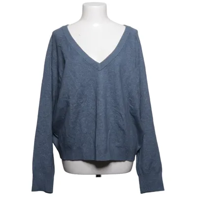 Strickpullover (Blau) von Yaya Women Baumwolle, Elasthan, Polyamid, Polyester