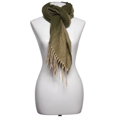 Écharpe (Vert) de VA Milano Viscose, Laine