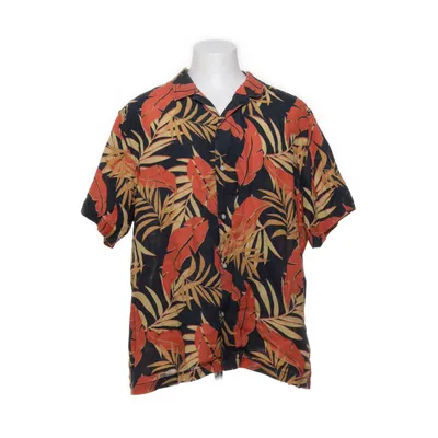 Korte mouwen shirt (Zwart, Meerkleurig) van Knowledge Cotton Apparel Linnen, Organisch katoen