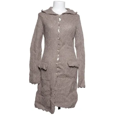 Cardigan (Beige) van Q by Kjederqvist Mohair, Polyamide, Wol