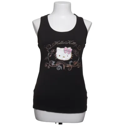 Tank Top (Black) from Hello Kitty Cotton, Elastane
