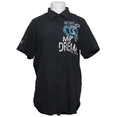 Short sleeve shirt (Black) from Nine Divine Cotton, Polyester