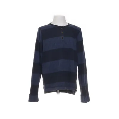 Henley shirt (Blue, Black) from David Beckham by H&M Cotton, Linen