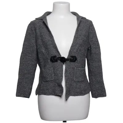 Strickjacke (Grau) von Alba Moda Merinowolle