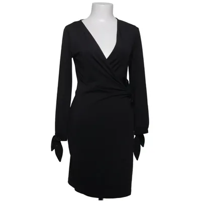 Wikkeljurk (Zwart) van Amor & Psyche Elastaan, Polyester, Viscose