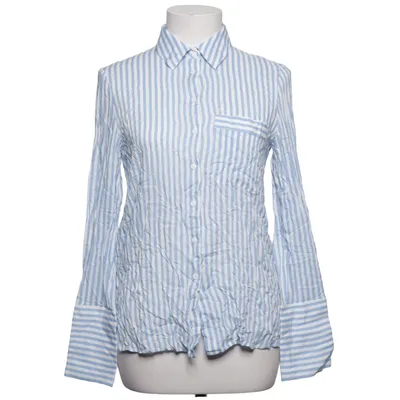 Hemd (Blau, Weiß) von Mango Basics Viskose