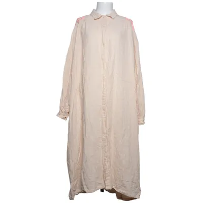 Shirt dress (Beige) from Gold & Silver Cotton