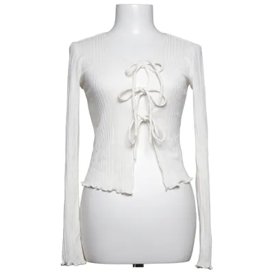 Wickelbluse (Pointelle Tie Top) von Nelly Baumwolle, Polyester
