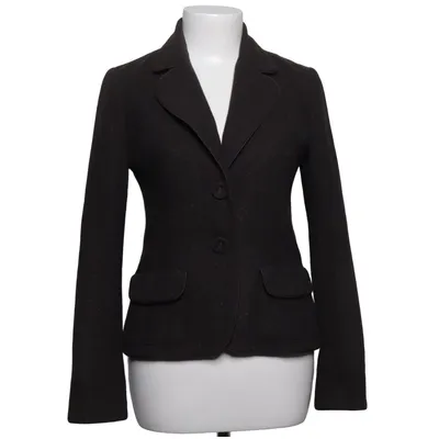 Kavaj (Brun) från H&M Bomull, Polyester, Silke, Viskos, Ull