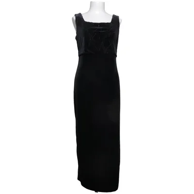 Maxi jurk (Zwart) van Robbie Bee Elastaan, Polyester