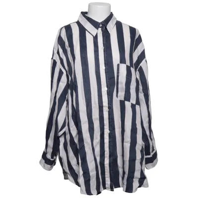 Shirt (Blue, White) from H&M Premium Quality Linen