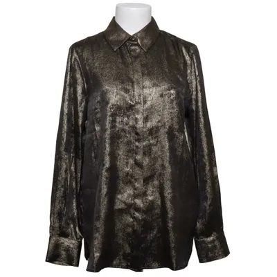 Shirt (Gold, Black) from Yaya Women Polyester