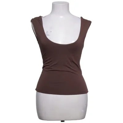 Tank Top (Brown) from Nelly Elastane, Viscose