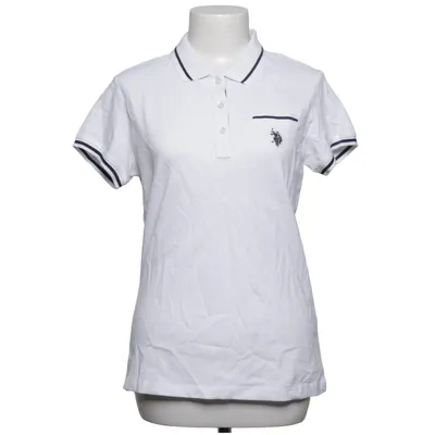 Polo (Blanc) de U.S. Polo Assn. Coton, Élasthane