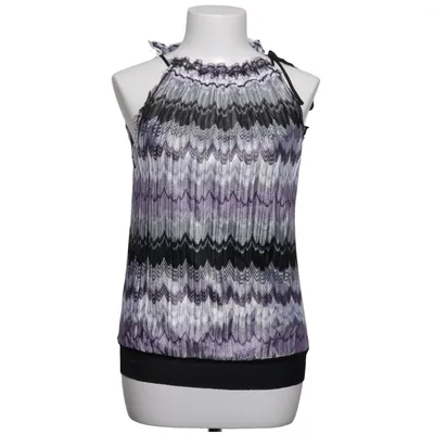 Top (Lila, Zwart, Wit) van Jadicted Polyester