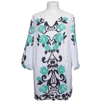 Tuniek (Wit, Zwart, Groen) van Paola! Polyester