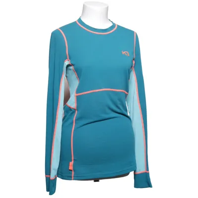 Base layer shirt (Blue, Orange) from Kari Traa Merino wool, Polyester, Elastane