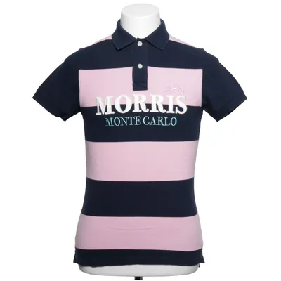 Pikétröja (Blå, Rosa) från Morris Bomull