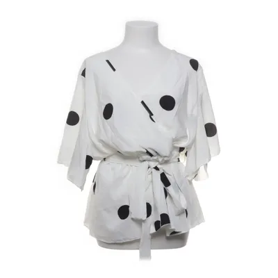 Peplumtopp (Vit, Svart) från Shein Curve Polyester