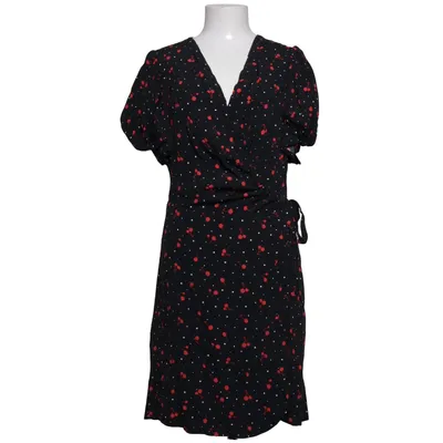 Wrap dress (Black, Red, White) from Adoore Viscose