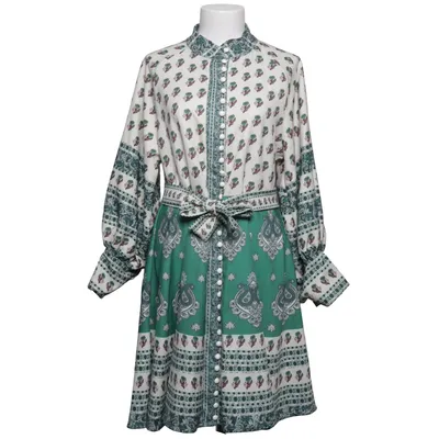Robe chemise (Vert, Blanc) de Jennyfer Élasthane, Polyester