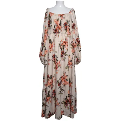 Maxikjole (Beige, Flerfarvet) fra Shein Curve Polyester