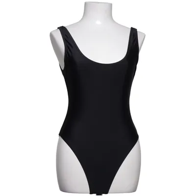 Maillot de bain une pièce (Noir) de Boohoo Beach Élasthane, Polyester