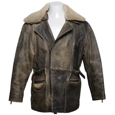 Leather jacket (Brown) from Hollies Parallel Cotton, Leather