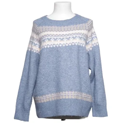 Tröja (Blå, Vit) från XLNT by KappAhl Akryl, Elastan, Polyester, Ull