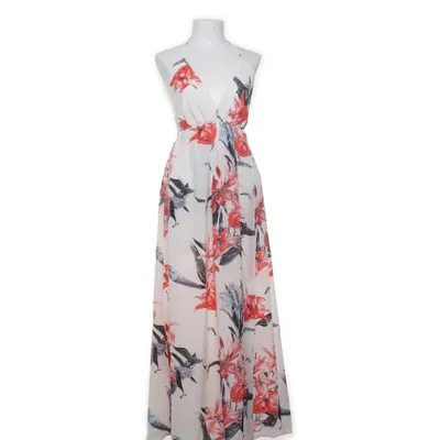 Beach dress (White, Red, Multicolored) from Simplee Polyester