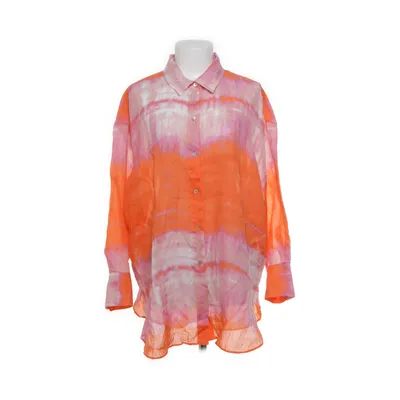 Shirt (Oranje, Roze, Meerkleurig) van Massimo Dutti Linnen