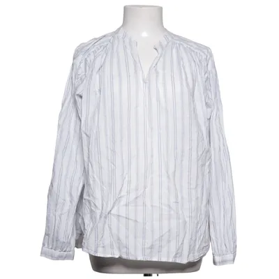 Blouse (White, Blue) from MSCH Copenhagen Cotton