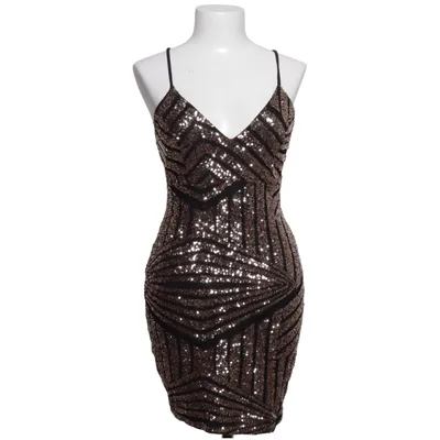 Cocktailkleid (Schwarz, Gold) von Lovely Day Elasthan, Polyester