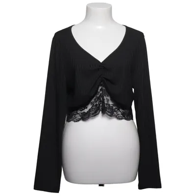 Crop top (Sort) fra Shein Curve Elastan, Polyester