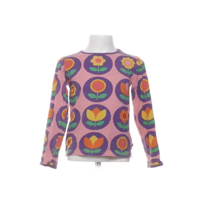 Långärmad t-shirt (Rosa, Lila, Flerfärgad) från Småfolk Elastan, Ekologisk bomull
