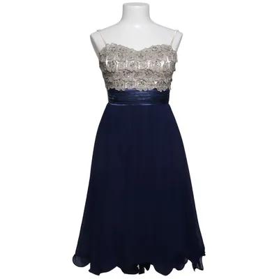Cocktailklänning (Blå, Beige) från Little Mistress Elastan, Polyester