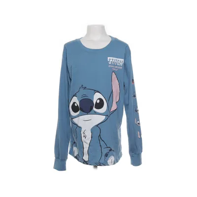 Langærmet t-shirt (Blå, Flerfarvet) fra Disney Bomuld, Polyester