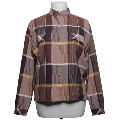 Blouse (Brown, Yellow, White) from Tru Blouse Cotton, Polyester