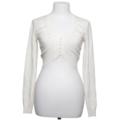 Cardigan (White) from Ebelieve Elastane, Nylon, Viscose