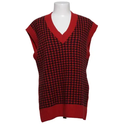 Pull sans manches (Rouge, Noir) de Gobi Cachemire