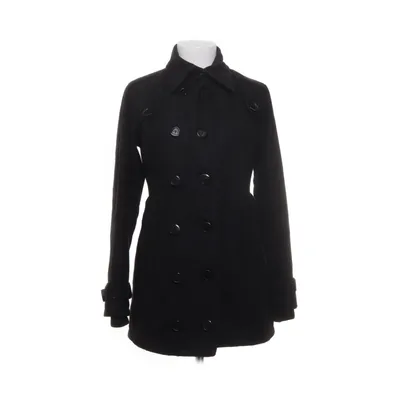 Trenchcoat (Svart) från Ichi Polyester, Ull